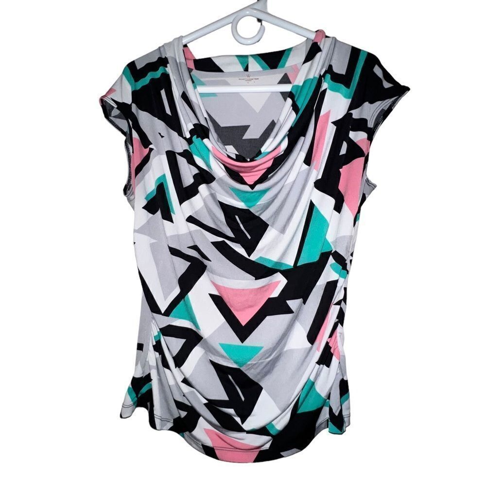 Worthington Boho Aztec Top PL